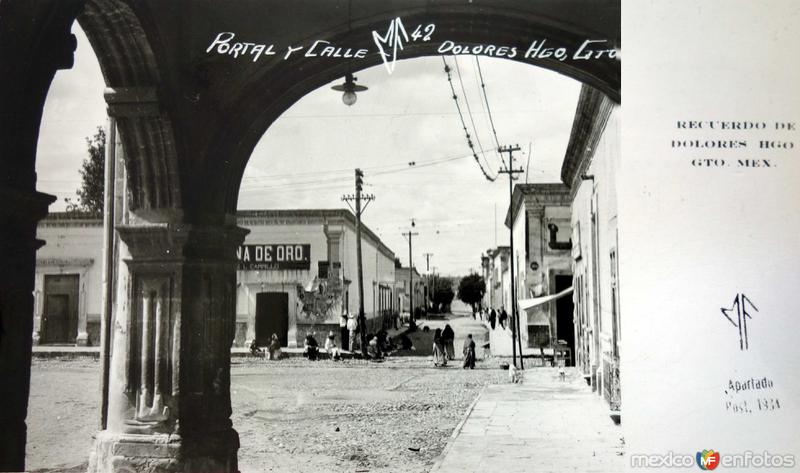 Fotos de Dolores Hidalgo, Guanajuato: Calle y Portal.