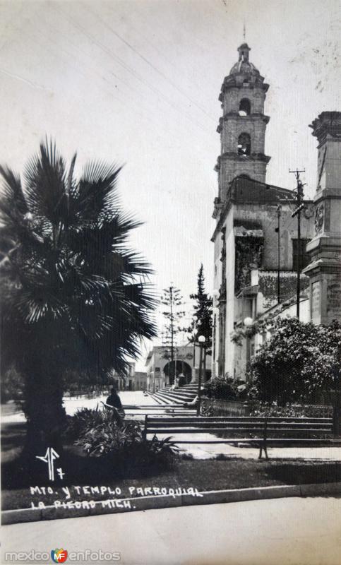 Fotos de La Piedad, Michoacán: Mto. y Templo parroquial.