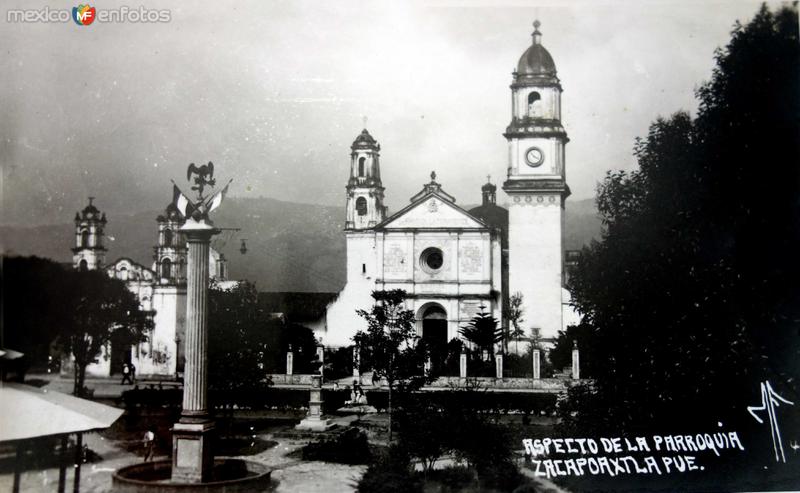 Fotos de Zacapoaxtla, Puebla: Aspecto de La Parroquia.