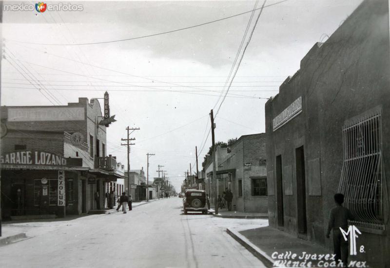 Fotos de Allende, Coahuila: Calle Juarez.