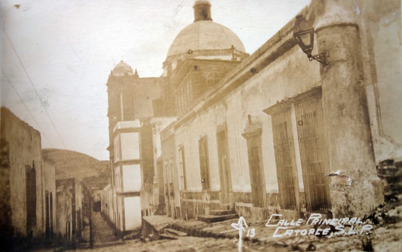 Fotos de Real De Catorce, San Luis Potosí: Calle principal.