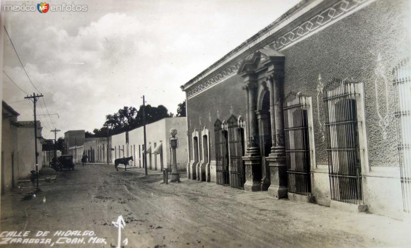 Fotos de Zaragoza, Coahuila: Calle de Hidalgo.