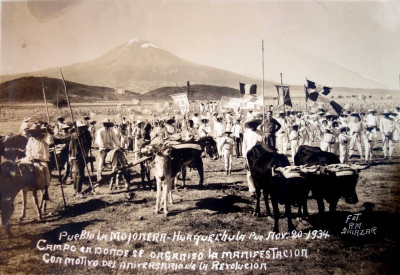 Fotos de Huaquechula, Puebla: El pueblo de La Mojonera Campo donde se manifesto el Pueblo con motivo del Aniversario de La Revolucion 1934