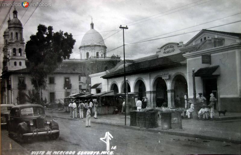 Fotos de Sahuayo, Michoacán: Vista del Mercado.