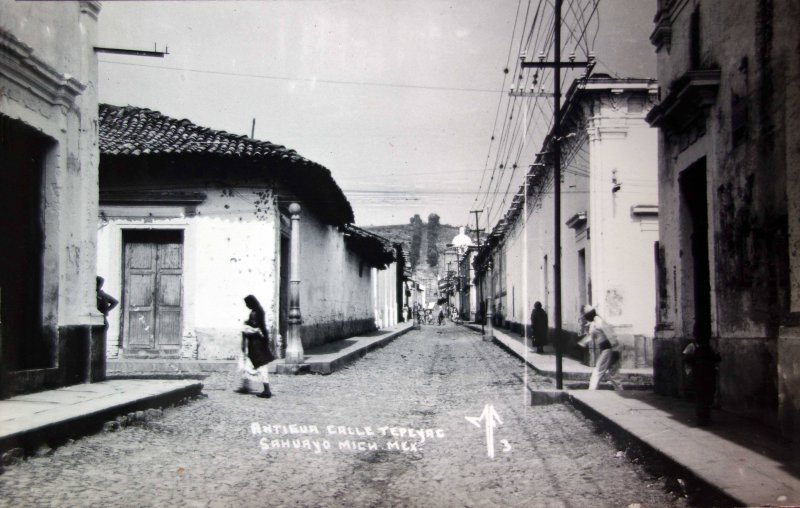 Fotos de Sahuayo, Michoacán: Antigua Calle Tepeyac.