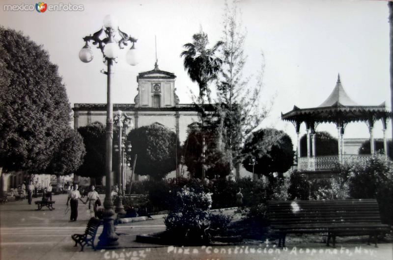 Fotos de Acaponeta, Nayarit: La Plaza de la Constitucion.