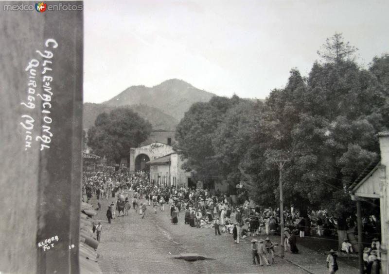 Fotos de Quiroga, Michoacán: Calle Nacional.