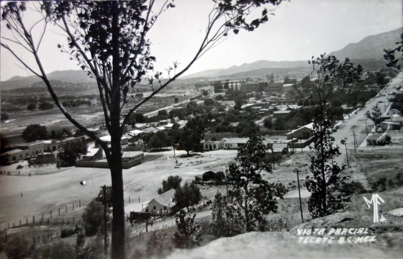 Fotos de Tecate, Baja California: Vista Parcial. ( Circulada el 28 de Abril de 1948 ).