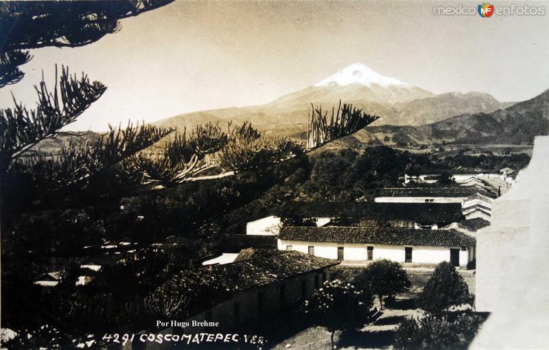 Fotos de Coscomatepec, Veracruz: Volcan Citlaltepetl o Pico de Orizaba desde Coscomatepec.