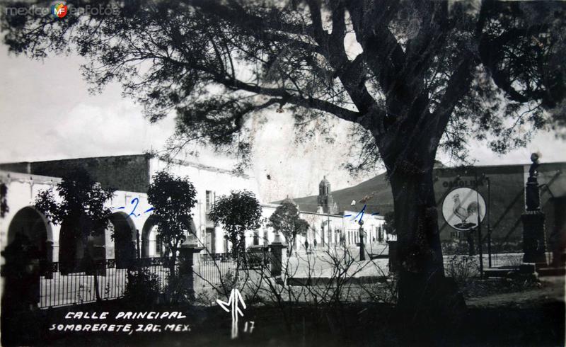 Fotos de Sombrerete, Zacatecas: Calle Principal.