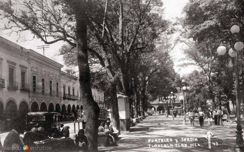 Fotos de Tlaxcala, Tlaxcala: Portales y Jardín