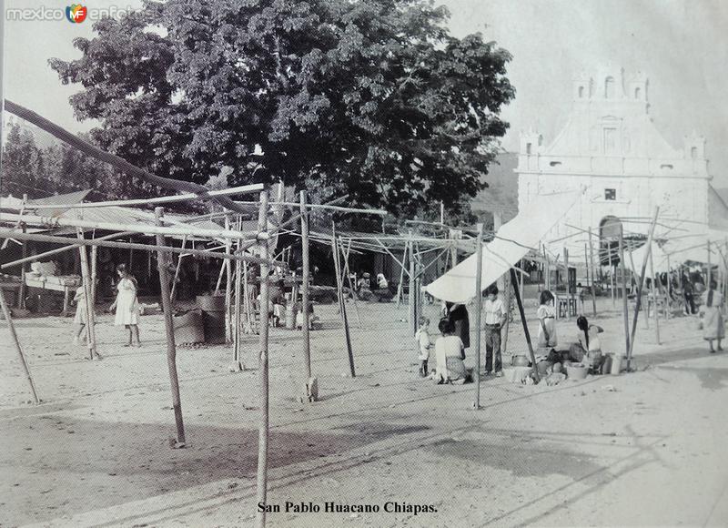 Fotos de San Pablo Huacano, Chiapas: Escena callejera.