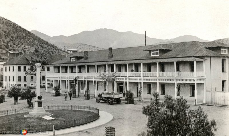 Fotos de Nacozari, Sonora: Vista de la población minera de Pilares de Nacozari en 1920, hoy pueblo fantasma