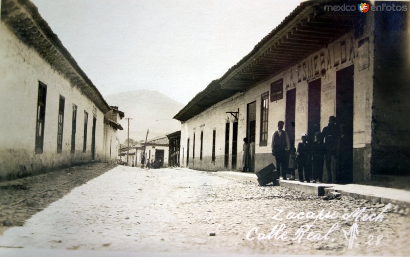 Fotos de Zacapú, Michoacán: Calle Real.