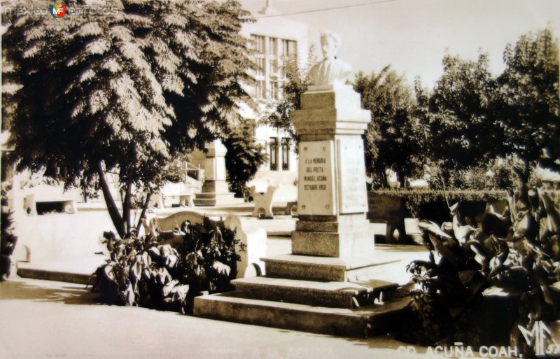 Fotos de Ciudad Acuña, Coahuila: Monumento a Manuel Acuna.