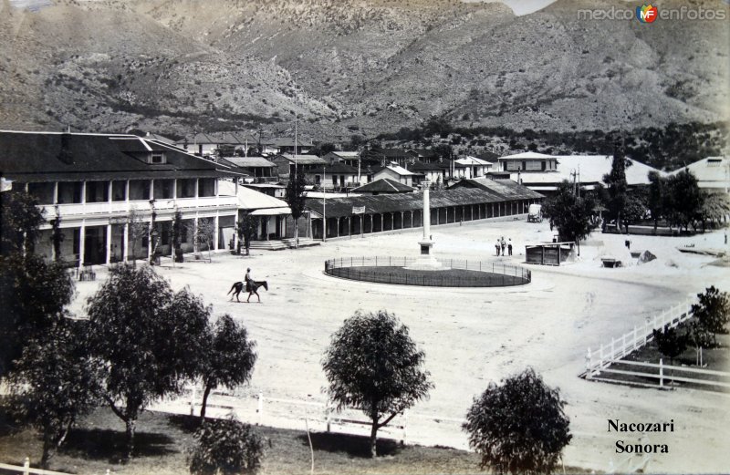 Fotos de Nacozari, Sonora: Escena callejera 1918.