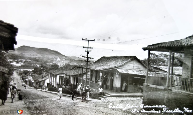 Fotos de San Andrés Tuxtla, Veracruz: Calle de Jesus Carranza.