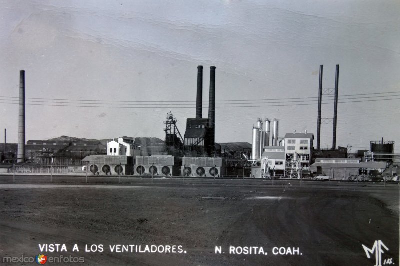 Fotos de Nueva Rosita, Coahuila: Vista a los Ventiladores.