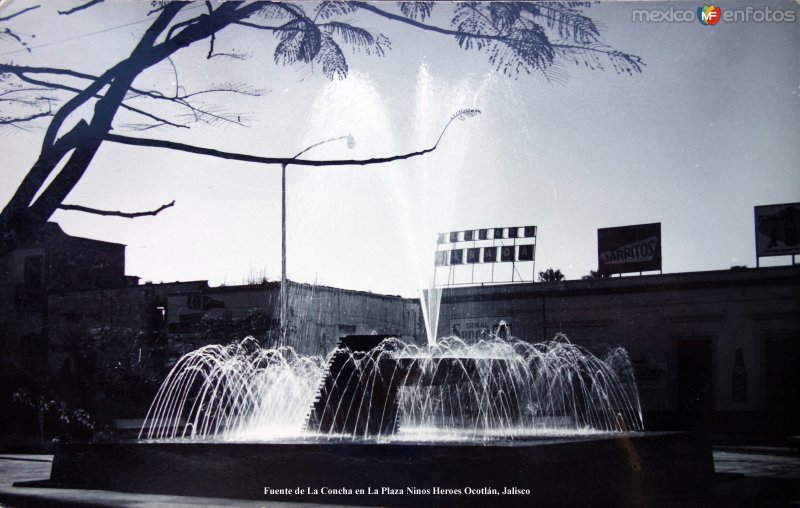 Fotos de Ocotlán, Jalisco: Fuente de La Concha en La Plaza Ninos Heroes Ocotlán, Jalisco.