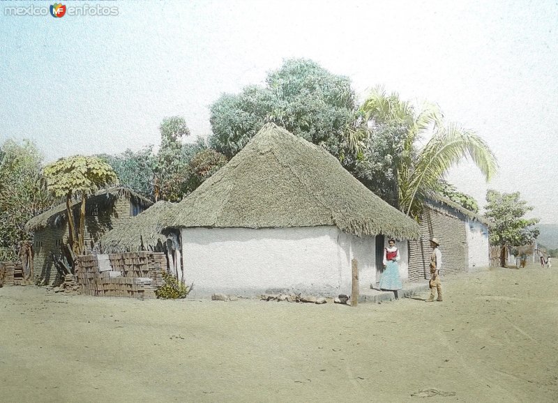 Fotos de Escuinapa, Sinaloa: Una esquina pintoresca  ( Fechada en 1914 ).