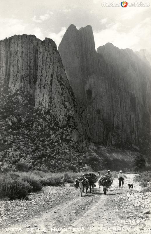 Fotos de Santa Catarina, Nuevo León: Arrieros en el Cañón de la Huasteca