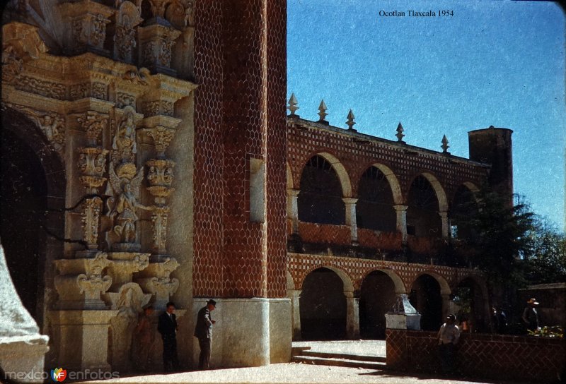 Fotos de Tlaxcala, Tlaxcala: Iglesia de Nuestra senora de Ocotlan Tlaxcala 1954.