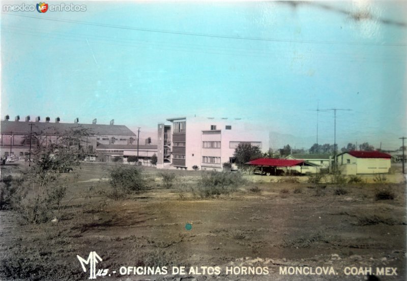 Fotos de Monclova, Coahuila: Oficina de altos hornos.