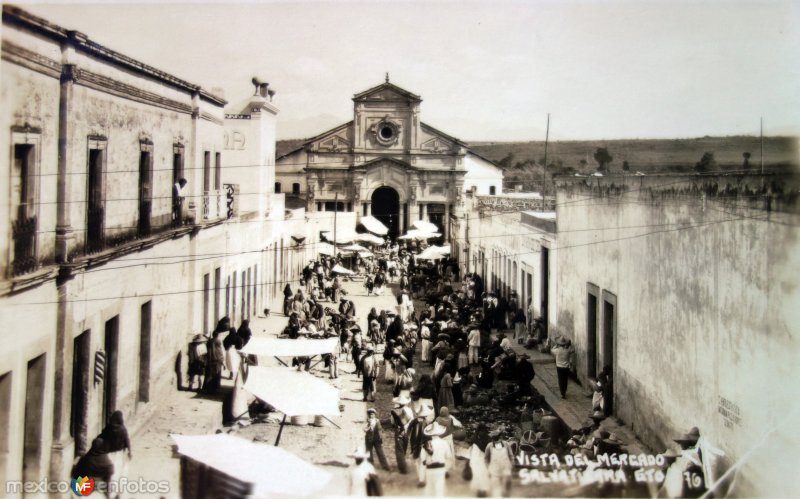 Fotos de Salvatierra, Guanajuato: Vista de El Mercado.