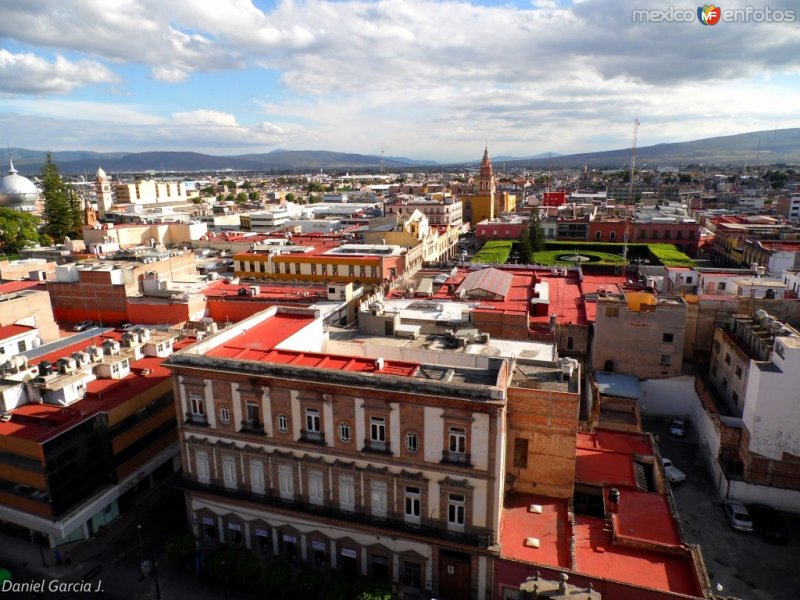 Fotos de Celaya, Guanajuato: Panorámica del jardín principal