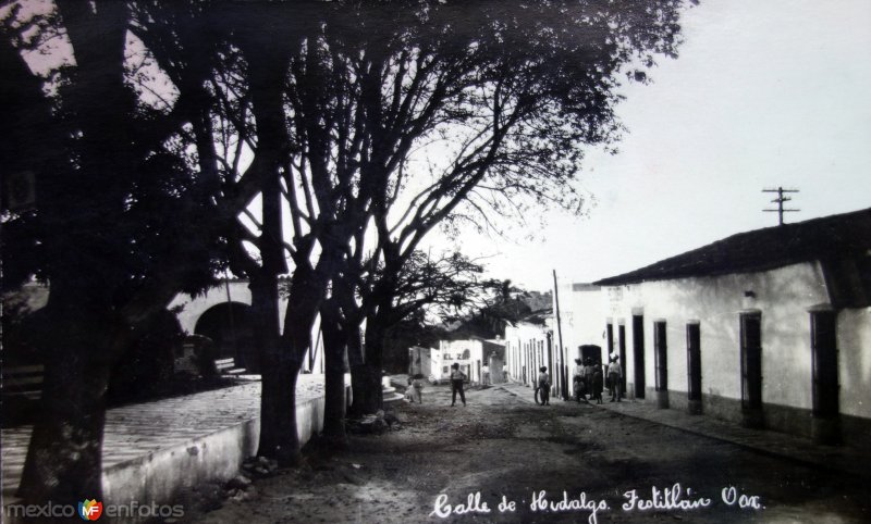 Fotos de Teotitlán, Oaxaca: Calle de Hidalgo.