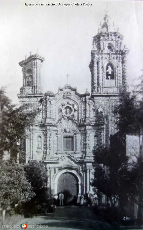 Fotos de Cholula, Puebla: Iglesia de San Francisco Acatepec Cholula Puebla.