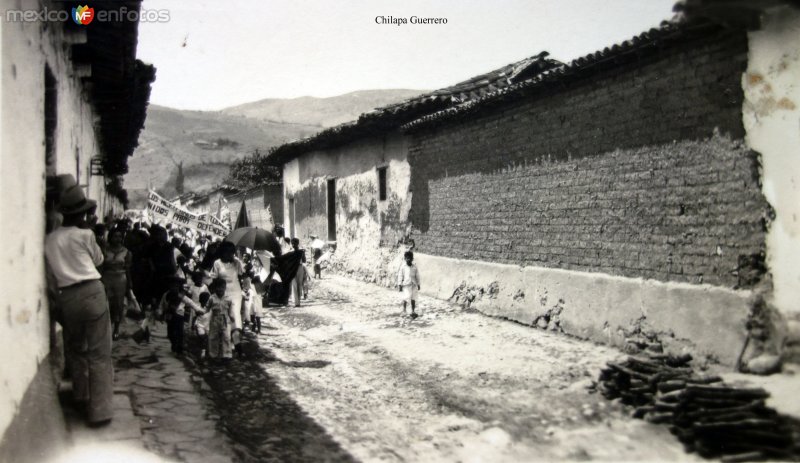 Fotos de Chilapa, Guerrero: Escena callejera y manifestacion politica en Chilapa Guerrero.