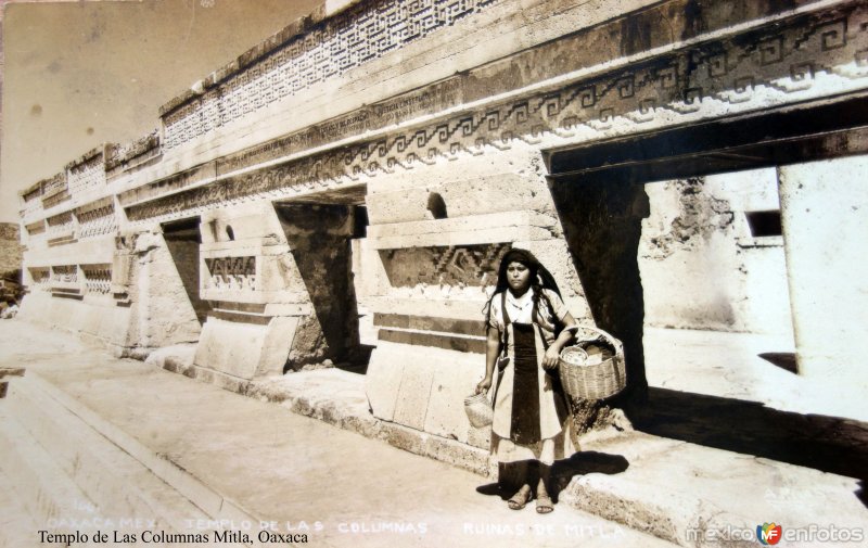 Fotos de Mitla, Oaxaca: Templo de Las Columnas Mitla, Oaxaca.