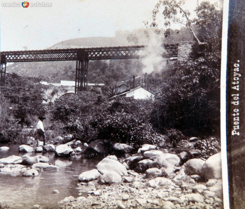 Fotos de Atoyac, Veracruz: Puente de Atoyac F C M Por el Fotógrafo  Abel Briquet.