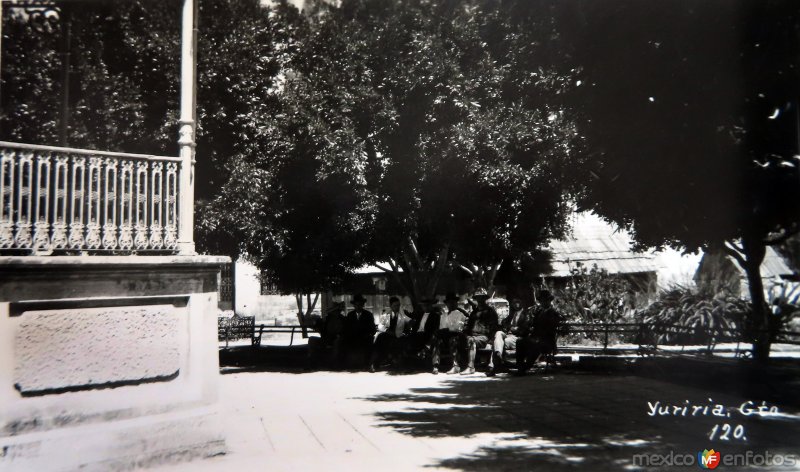 Fotos de Yuriria, Guanajuato: El jardin.