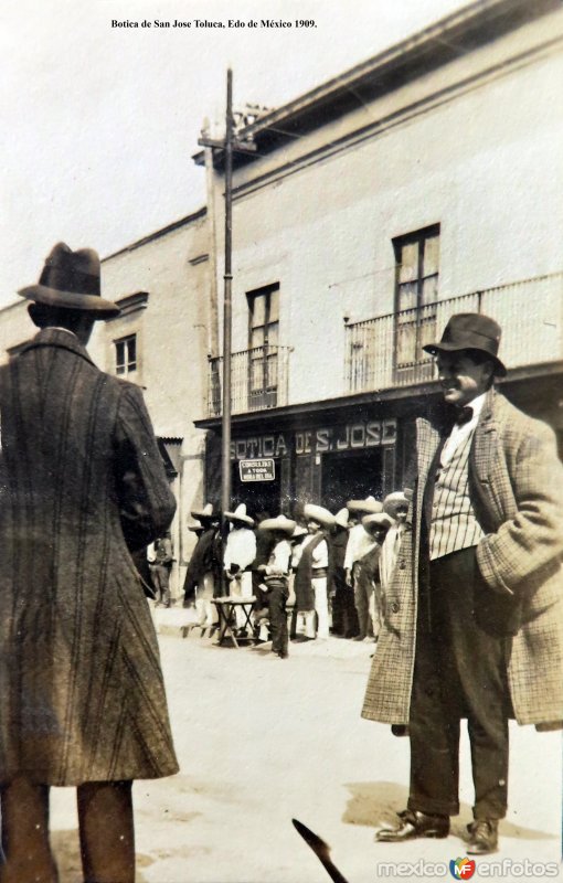 Fotos de Toluca, México: Botica de San Jose Toluca, Edo de México 1909.