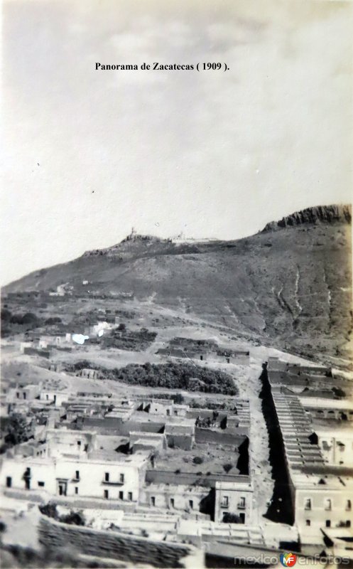 Fotos de Zacatecas, Zacatecas: Panorama de Zacatecas ( 1909 ).