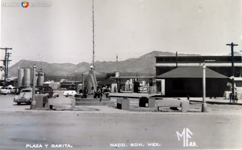 Fotos de Naco, Sonora: La Plaza y garita.