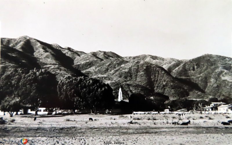 Fotos de Ajijic, Jalisco: Panorama de Ajijic, Jalisco  ( Circulada el 21 de Junio de 1952 ).