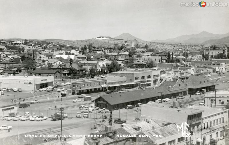 Fotos de Nogales, Sonora: Vista de Nogales, Arizona, desde Nogales, Sonora