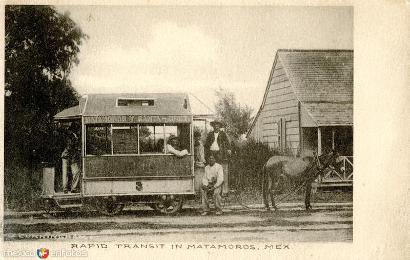 Fotos de Matamoros, Tamaulipas: Tranvía de mulas Matamoros y Santa Cruz