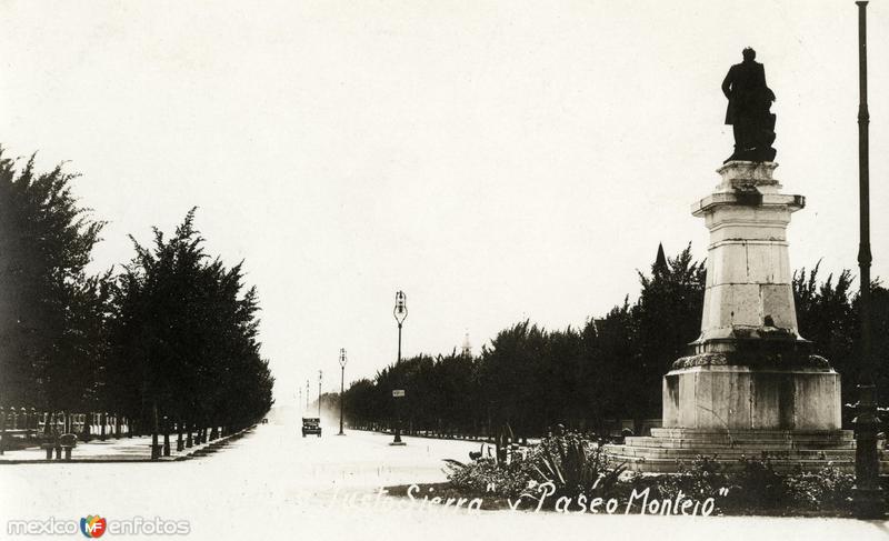 Fotos de Mérida, Yucatán: Monumento a Justo Sierra y Paseo Montejo