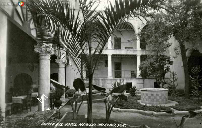 Fotos de Mérida, Yucatán: Patio del Hotel Mérida