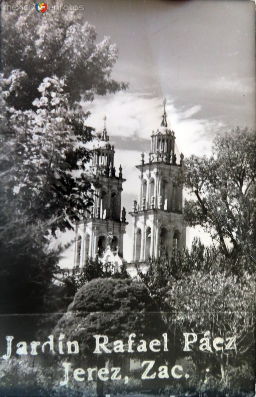 Fotos de Jerez, Zacatecas: Jardin Rafael Paez.