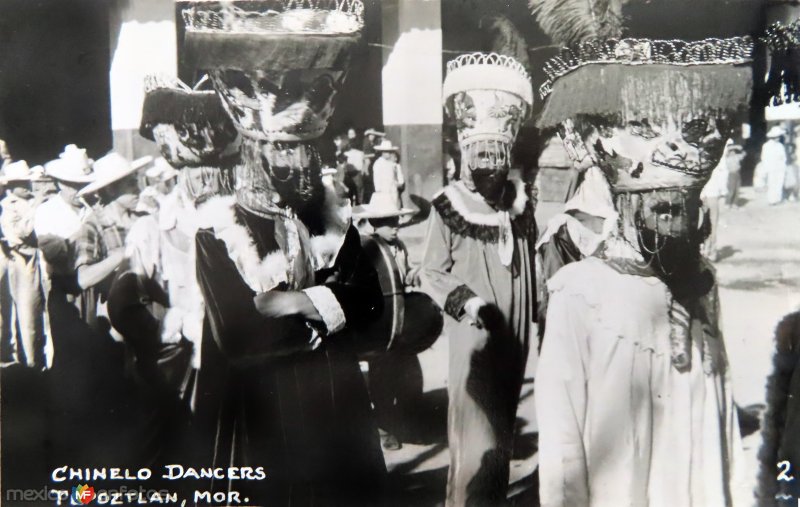 Fotos de Tepoztlán, Morelos: Bailadores de Chinelo.