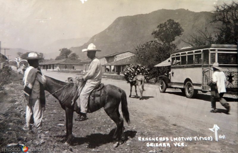 Fotos de Orizaba, Veracruz: Tipos Mexicanos ranchero motivo tipico..