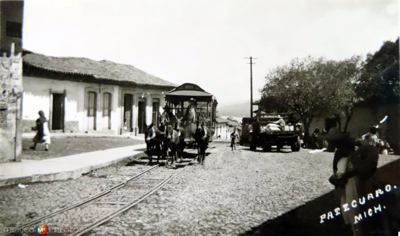 Fotos de Pátzcuaro, Michoacán: Escena callejera.