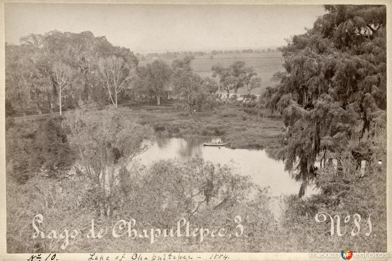 Fotos de Ciudad De México, Distrito Federal: Lago de Chapultepec (1884)