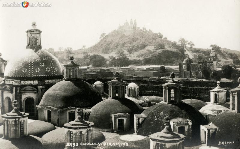 Fotos de Cholula, Puebla: Cúpulas y Pirámide de Cholula