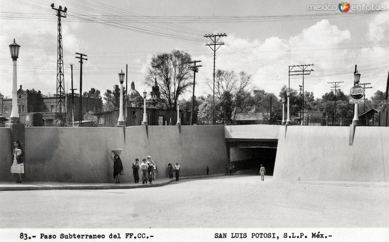 Fotos de San Luis Potosí, San Luis Potosí: Paso subterráneo del ferrocarril